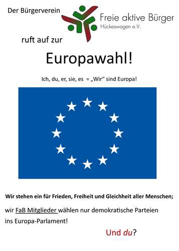 copie 0 FaB Plakat zur Europawahl